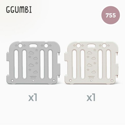 리코코 [꿈비] 베이비룸 베이직가드 2p, 베이직가드2p755 블루+베이지