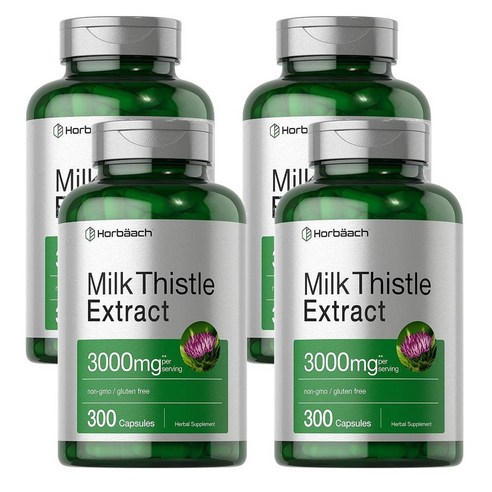 Horbaach Milk Thistle 3000mg 호바흐 밀크씨슬 추출물 캡슐 300정