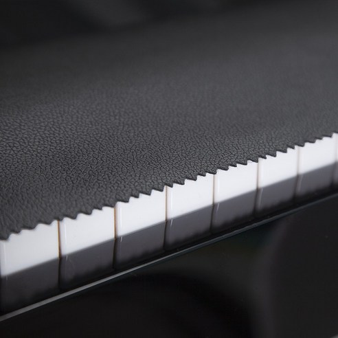 홍탠 두껍고 딱 좋은 고급스러운 피아노 커버, 블랙