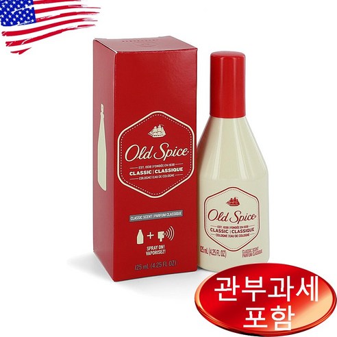 올드 스파이스 코롱 스프레이 125ml 남성 - 스킨 | 쿠팡