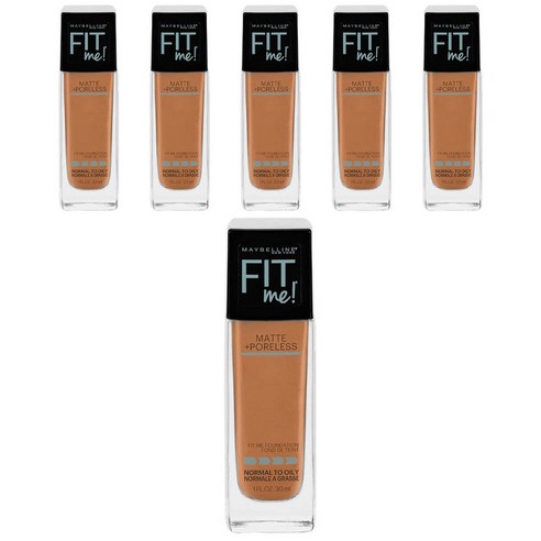 메이블린 핏 미! 매트+ 포어리스 파운데이션 30ml, Classic Tan, 6개