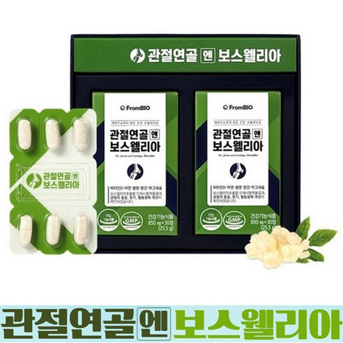 프롬바이오 관절연골엔 보스웰리아 850mg x 30정, 2개