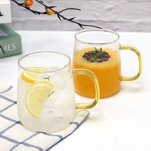 세련되고 실용적인 홈카페를 위한 샤르망 홈카페 투명 내열유리컵