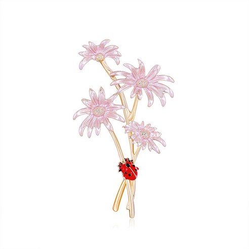 KORELAN 패션 기질 꽃 브로치 크리 에이 티브 합금 드롭 유화 래커 브로치 스팟 의 새로운 어 버전