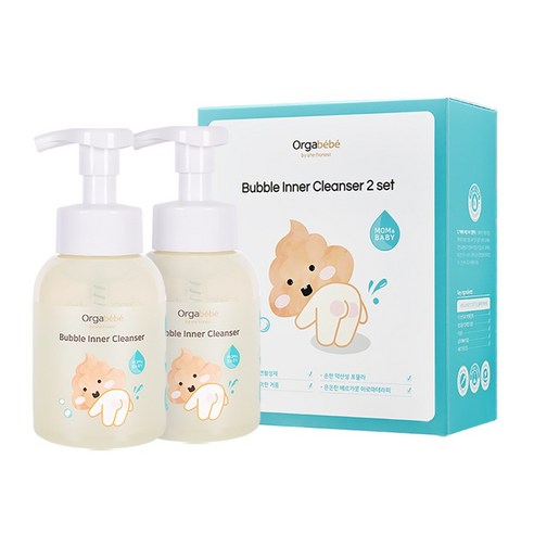 오가베베 버블 아기 엉덩이 클렌저, 300ml, 2개