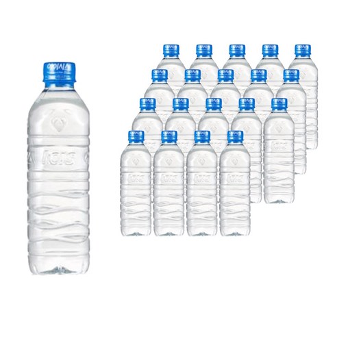 제트스카이 롯데 아이시스 무라벨, 500ml, 40개