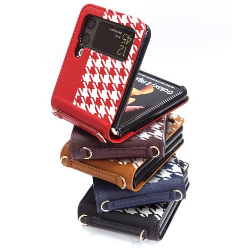 국내 제작 프리미엄 소가죽 케이스와 손목 체인 스트랩