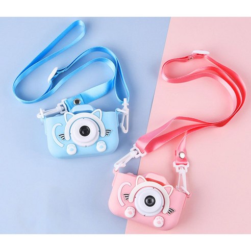 tsmtech 고양이 카메라 + SD카드 16GB, 블루