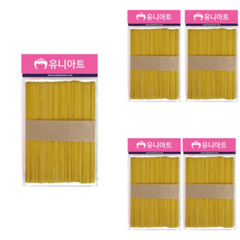 유니아트 2500 하드바 막대 대 50p, 5개입, 노랑