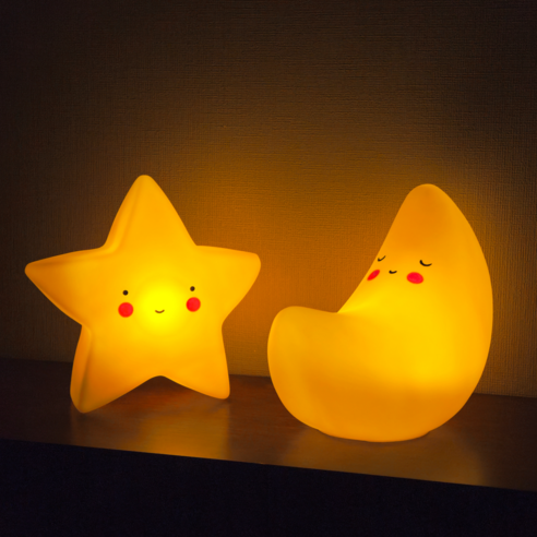 루네아 별님달님 LED 무드등 침실, 별님