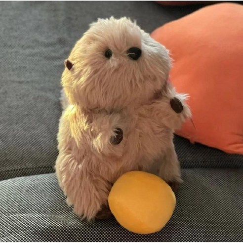 진짜같은 수달인형 털빵빵 30cm, 해달 인형 (볼 배달 볼)이 입 하 하 되었습니다