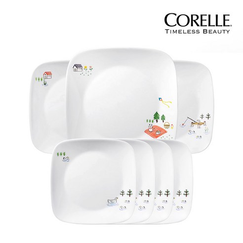 ****** 이지위켄드 사각접시세트로 일상에 예술을 더하는 식탁을 완성하세요.