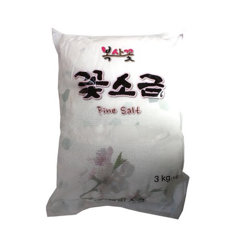 신안천일염 햇빛 복사꽃 꽃소금3kg, 1개, 3kg  Best 5