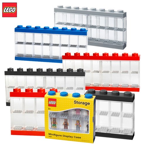 레고 피규어 보관함 16pcs 블랙 40660003, 16pcs_블랙, 1개