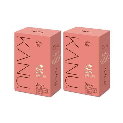 카누 돌체 라떼 16개입, 17.3g, 8개입, 2개