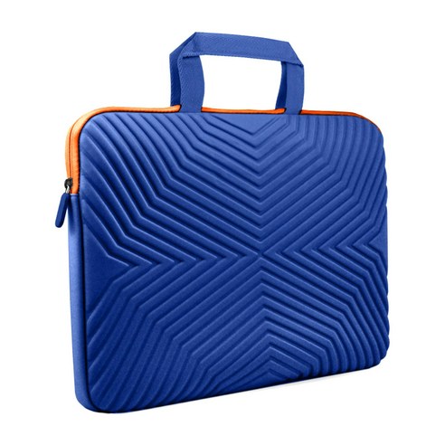 Xzante 15.6 인치 노트북 가방 남성과 여성 서류 방수 컴퓨터 핸들 360도 보호 블루, 푸른