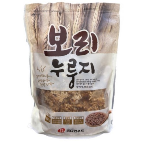 [주식회사 유일유통] 다원푸드 보리누룽지 1kg, 5봉, 1kg, 5개