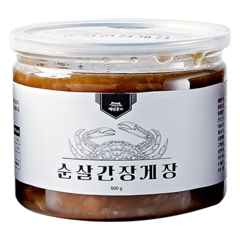 백년본가 프리미엄 국산 간편 순살 간장게장
