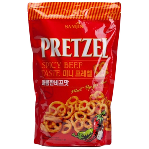 삼진 미니 프레첼 매콤한비프맛