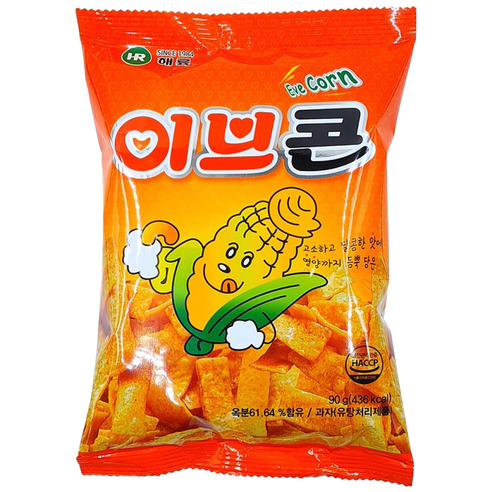 이브콘 옥수수 스낵 옛날 추억의 과자 불량식품