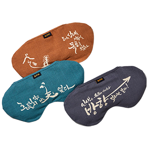 🌙 뻐근한 눈, 이제 안녕! 들꽃잠 팥 찜질팩으로 매일 꿀잠 예약! 들꽃잠