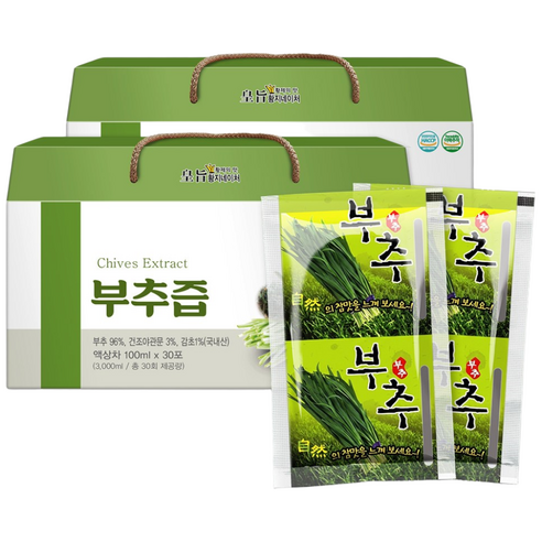 황지네이처 국내산 순수 부추즙
