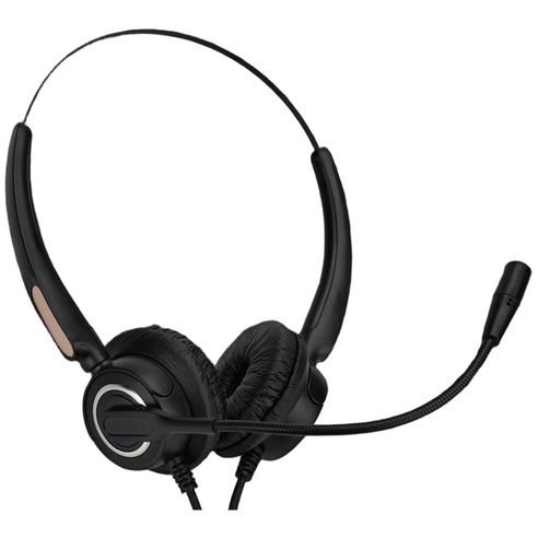 RT-385 콜센터 상담원 헤드셋 상담사 재택근무 전화기 스마트폰 노트북 PC USB 호환 콜센터헤드셋, 전화기 연결코드