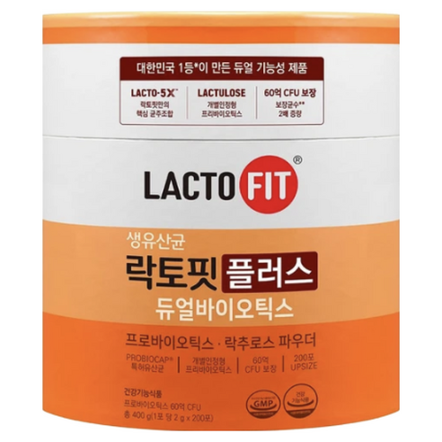 락토핏 플러스 듀얼바이오틱스 200p