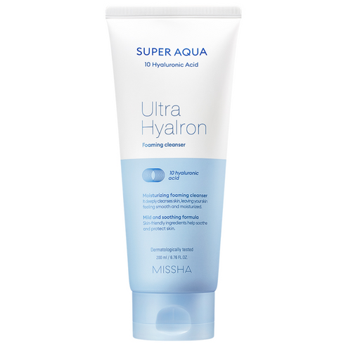미샤 수퍼 아쿠아 울트라 히알론 포밍 클렌저, 200ml, 1개
