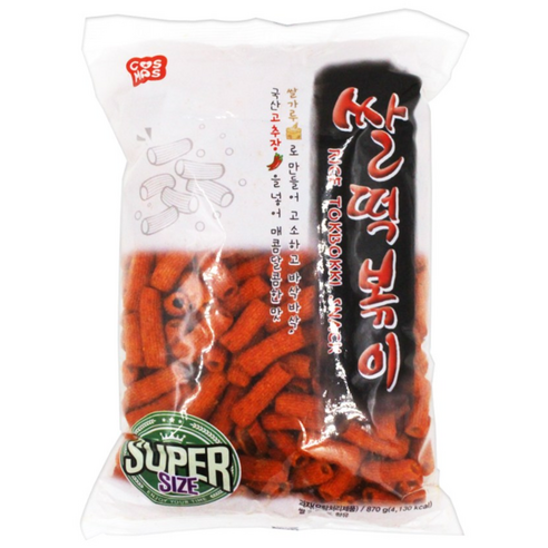 코스모스제과 쌀떡볶이 스낵