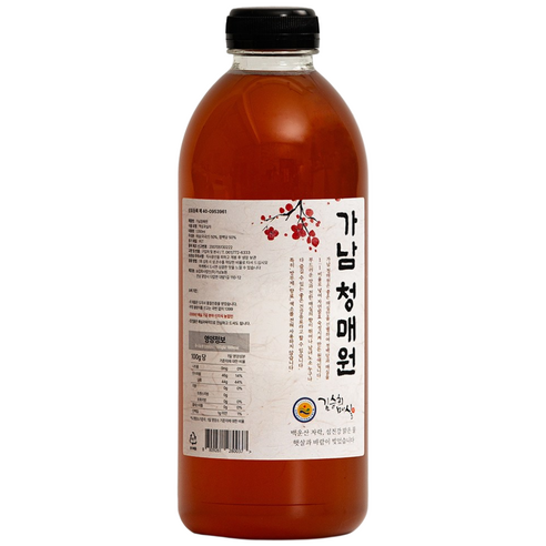 매실 장인이 만든 매실원액 가남 청매원 3병