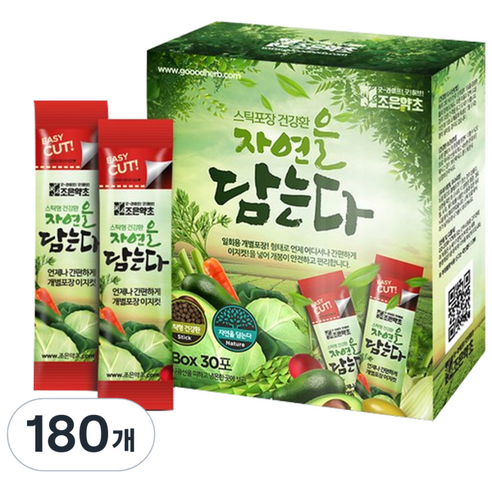 조은약초 프리미엄 뽕잎환 스틱, 180개, 3g