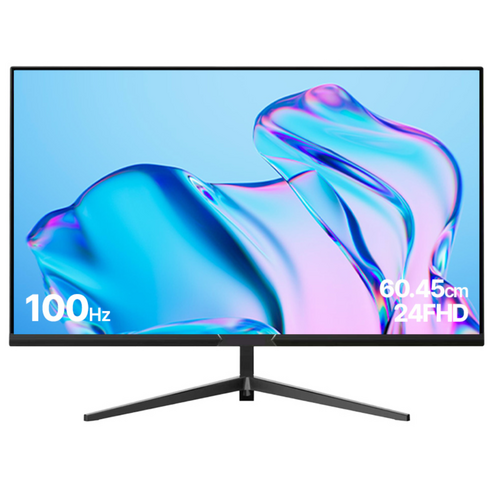 스카이뷰 FHD 24인치 IPS 모니터 100Hz 게이밍 베젤리스 광시야각 사무용 컴퓨터모니터, 무결점, 60.45cm
