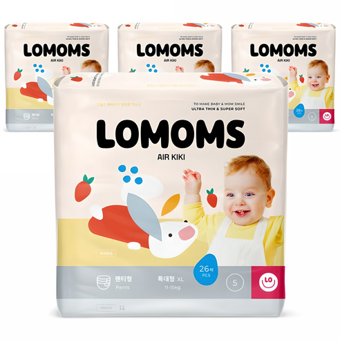 밤새도록 꿀잠 보장! 로맘스 에어키키 기저귀, 엄마의 육아 고민을 덜어줄 구세주? 로맘스