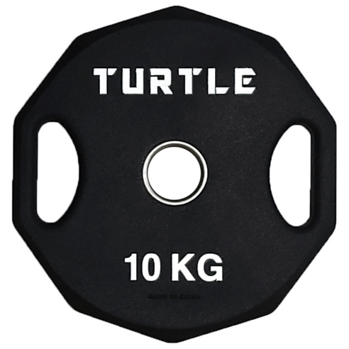 대한스포츠 냄새 없는 터틀 PEV 중량원판 50mm PEV 바벨 플레이트 2.5~20, 블랙, 1개, 10kg