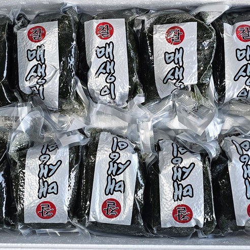 클릭마켓 완도 찰 매생이 해조류 장흥, 3개, 350g