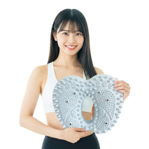 아이규 가정용 지압 스텝퍼 실내운동 홈트 밸런스 무소음, 에어리블루