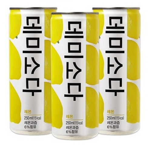 데미소다 레몬 250ml, 250ml, 1개