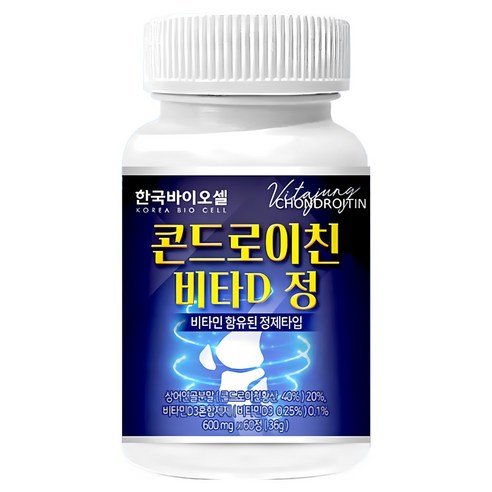 한국바이오셀 콘드로이친 비타D 정, 36g, 3개