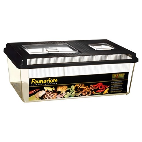 파충류 집사님들 주목! 넓고 편안한 보금자리, 엑소테라 플랫홈 채집통으로 완성하세요! 레오파드게코사육장