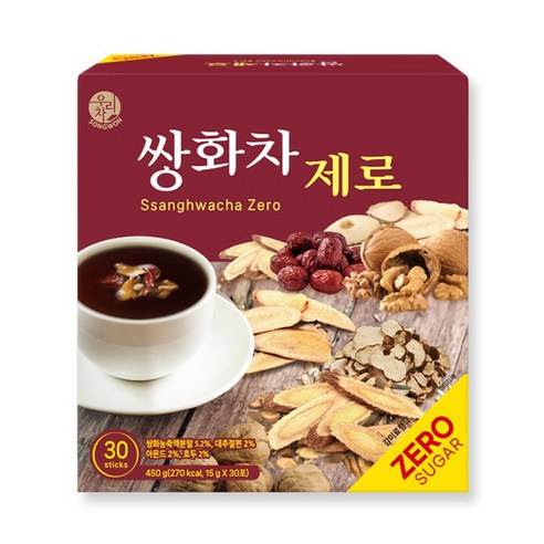 우리차 송원식품 쌍화차 제로, 1개, 30개입, 15g