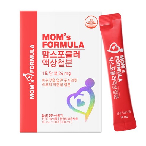 맘스포뮬러 액상 철분 임산부 철분제 리포퍼 철분 영양제 1달분, 1개, 30회분