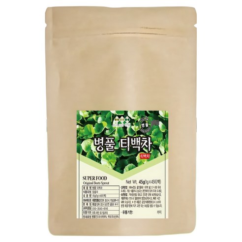 병풀차 호랑이풀 덖음 숙성 티백차 45g, 45g, 1개, 30개입
