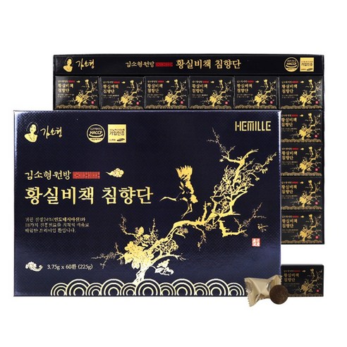 수술회복 김소형원방 황실비책 침향단 고함량 침향환 기력회복 병문안선물, 120개