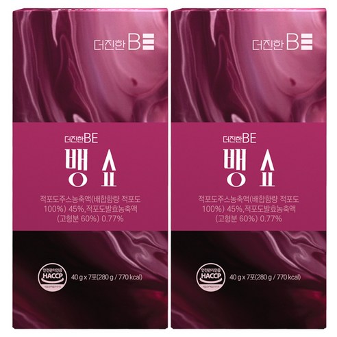 더진한BE 뱅쇼, 2박스, 7개입, 40g