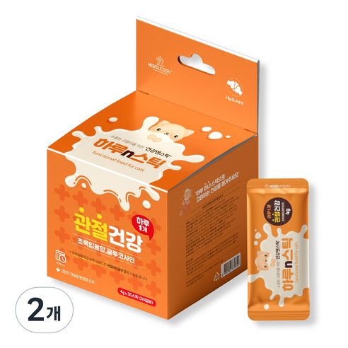 하루n스틱 고양이 영양제, 30회분, 뼈/관절강화, 2개