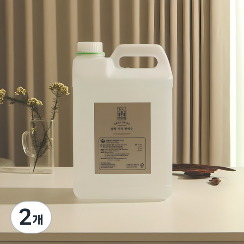 솔향가득 잎편백수 리필형 대용량 천연 피톤치드 원액, 2개, 5L
