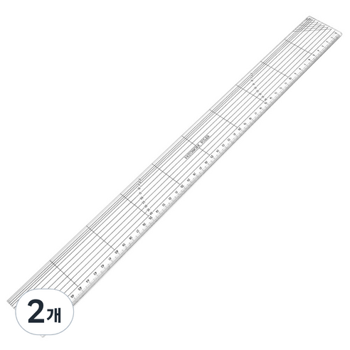 시접자 50cm, 50cm 투명시접자, 2개