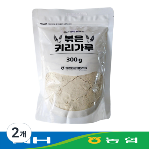 농협 국산 100% 볶은귀리가루 강원도 인제 최신상품, 2개, 300g
