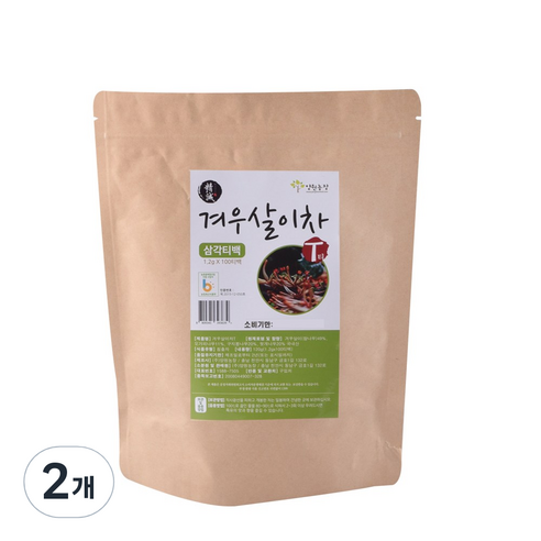 양원농장 겨우살이차, 1.2g, 100개입, 2개